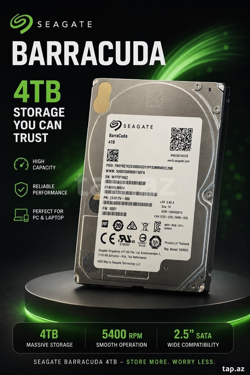 Seagate BarraCuda 4TB