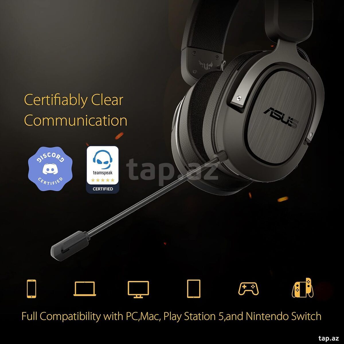 Qulaqlıq ASUS TUF H3 Wireless