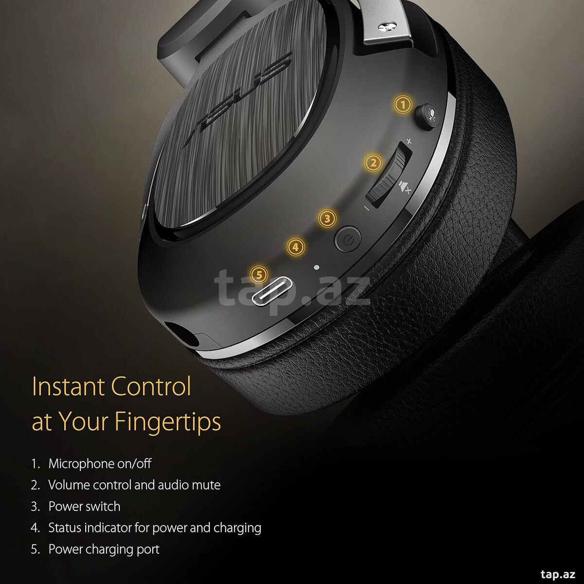 Qulaqlıq ASUS TUF H3 Wireless (7)