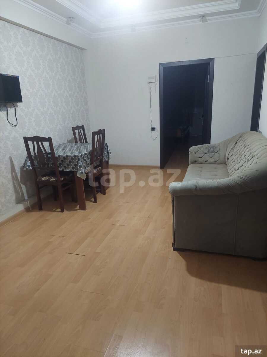2-otaqlı mənzil kirayə verilir, Memar Əcəmi m., 45 m² (2)