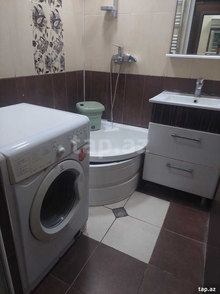 2-otaqlı mənzil kirayə verilir, Memar Əcəmi m., 45 m² (8)