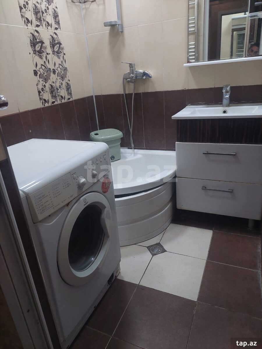 2-otaqlı mənzil kirayə verilir, Memar Əcəmi m., 45 m² (9)