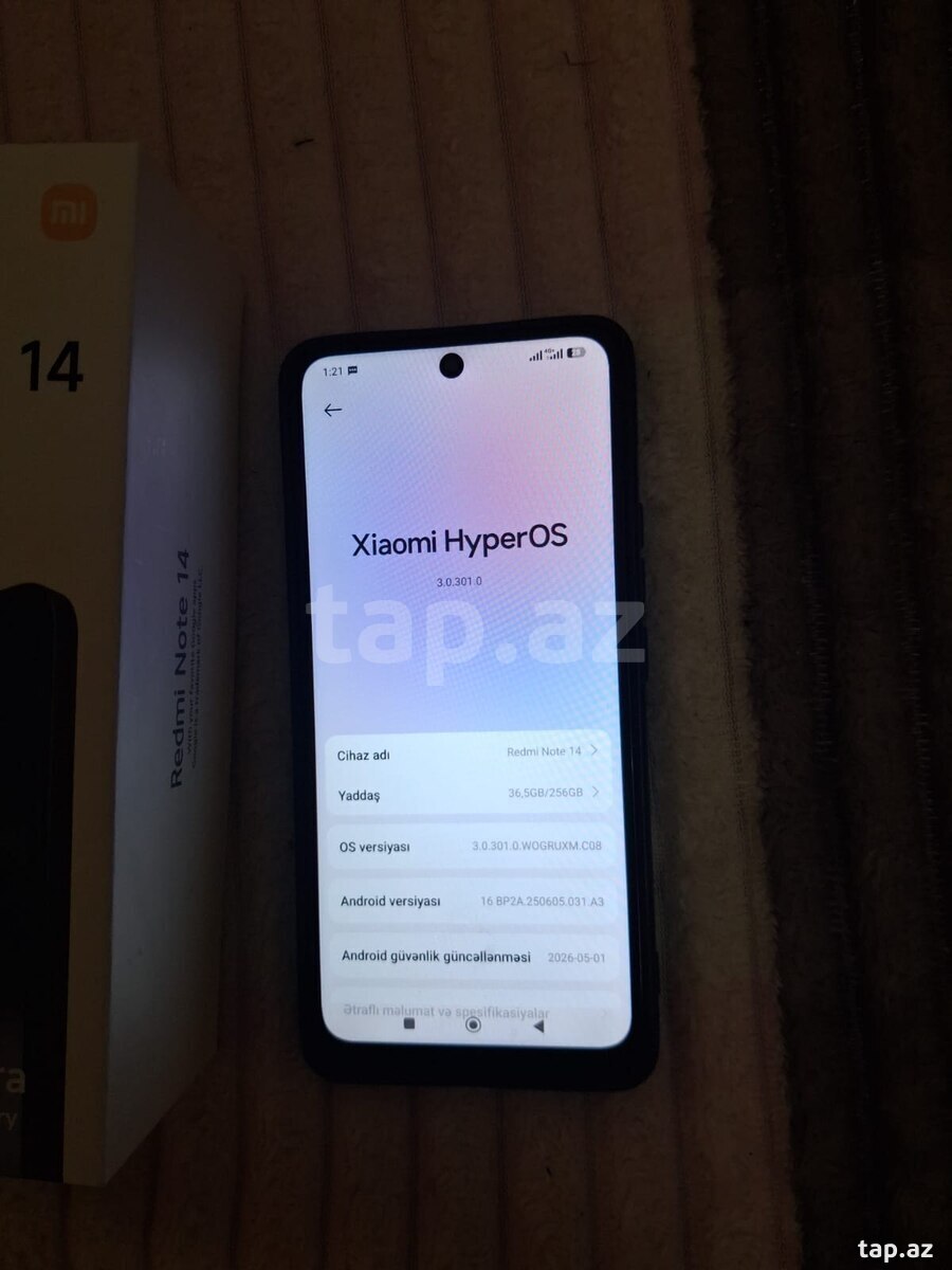 Xiaomi Redmi Note 14 Lime Green 256GB/12GB (3)