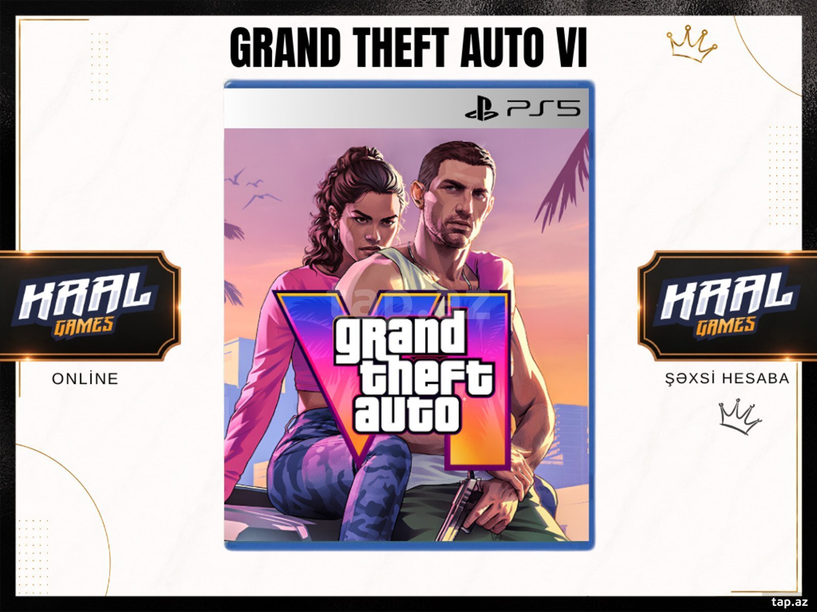 PS5 üçün Grand Theft Auto VI (GTA 6) oyunu