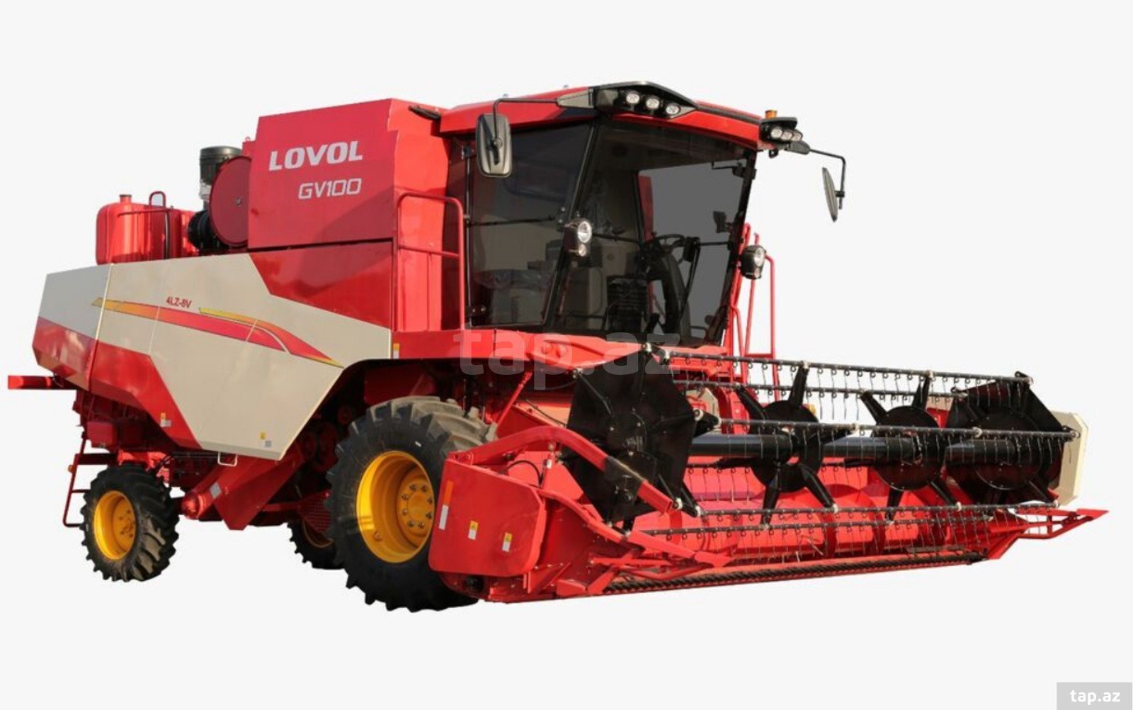 LOVOL GV100 taxılyığan kombayn təyinatı taxıl yığan başlıqlı