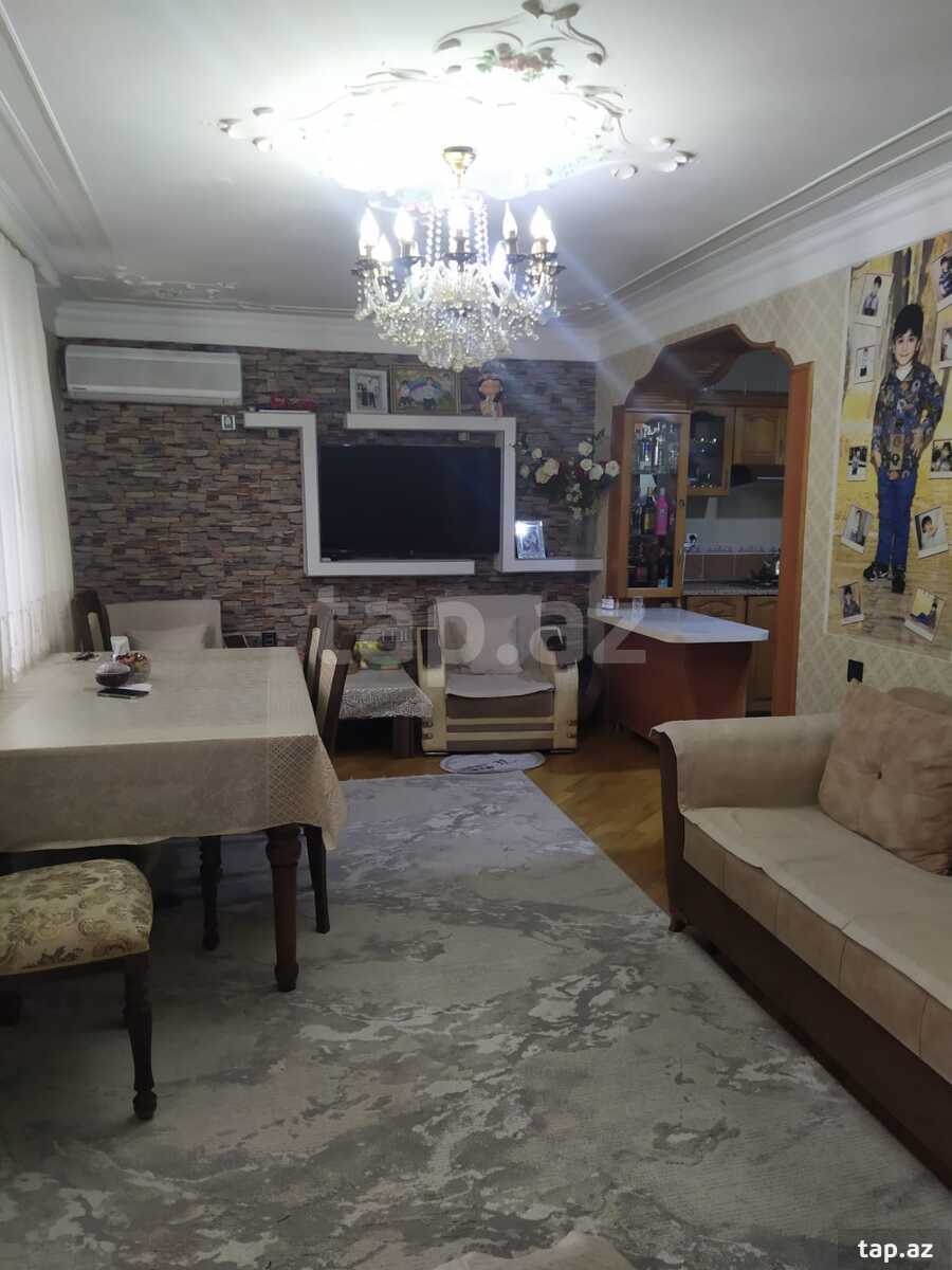 4-otaqlı mənzil, Bakıxanov qəs., 85 m²