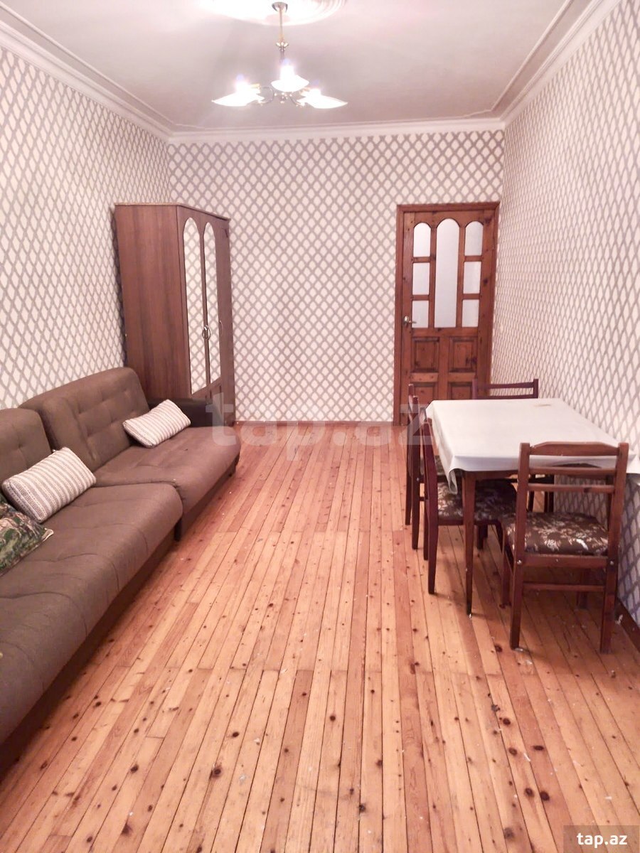 2-otaqlı mənzil kirayə verilir, İnşaatçılar m., 50 m² (2)
