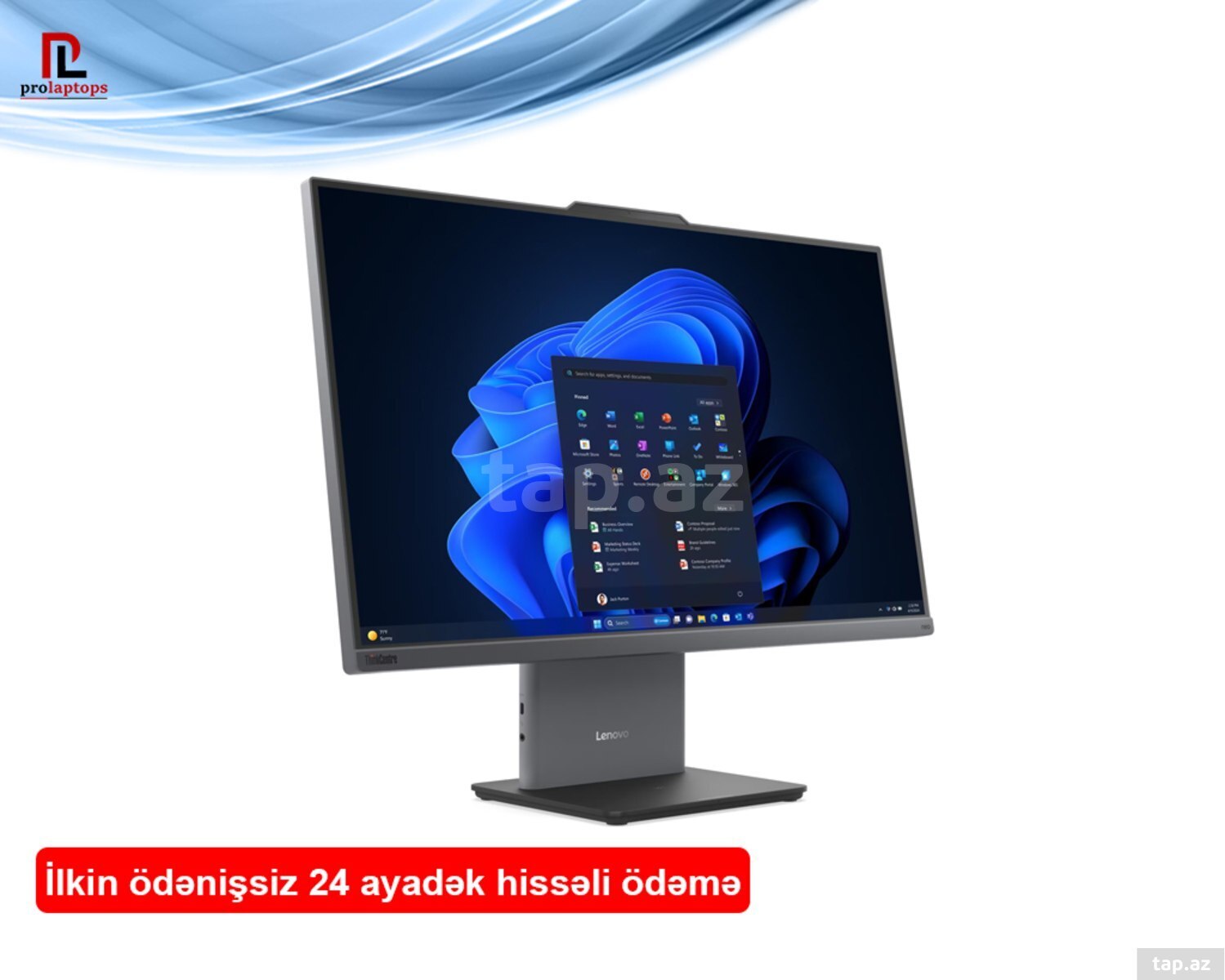 Monoblok Lenovo ThinkCentre neo 50a 24 Gen 6 13QH003UGW (2)