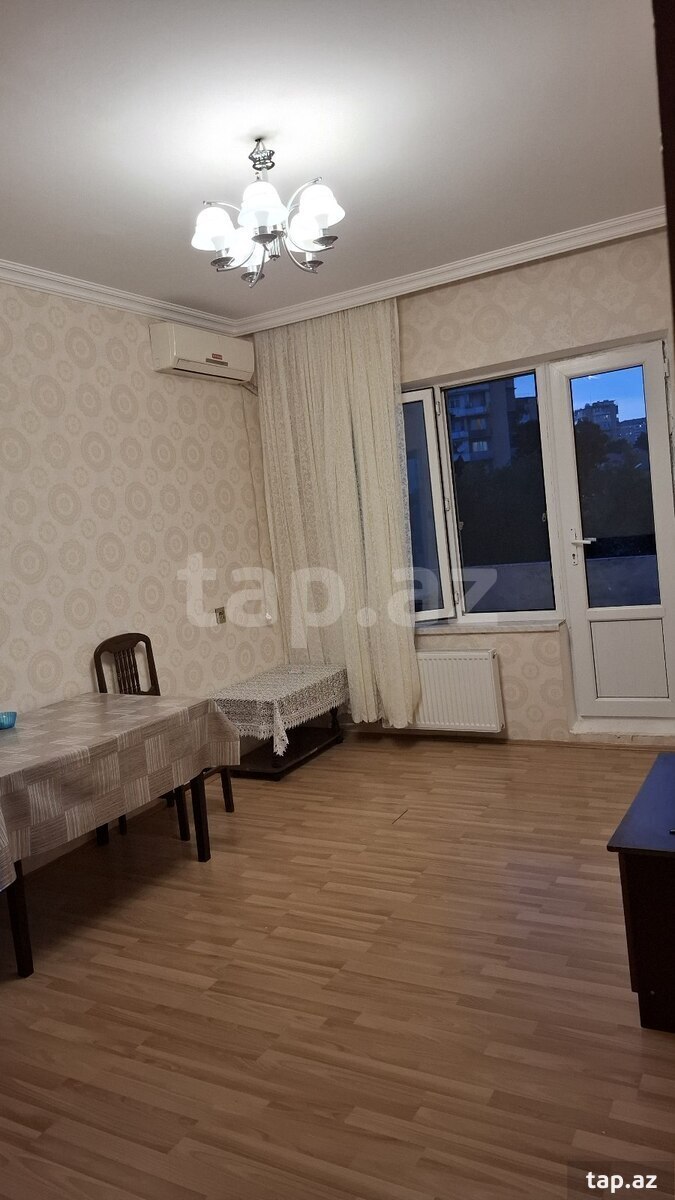 2-otaqlı mənzil kirayə verilir, Gəncə pr., 60 m²