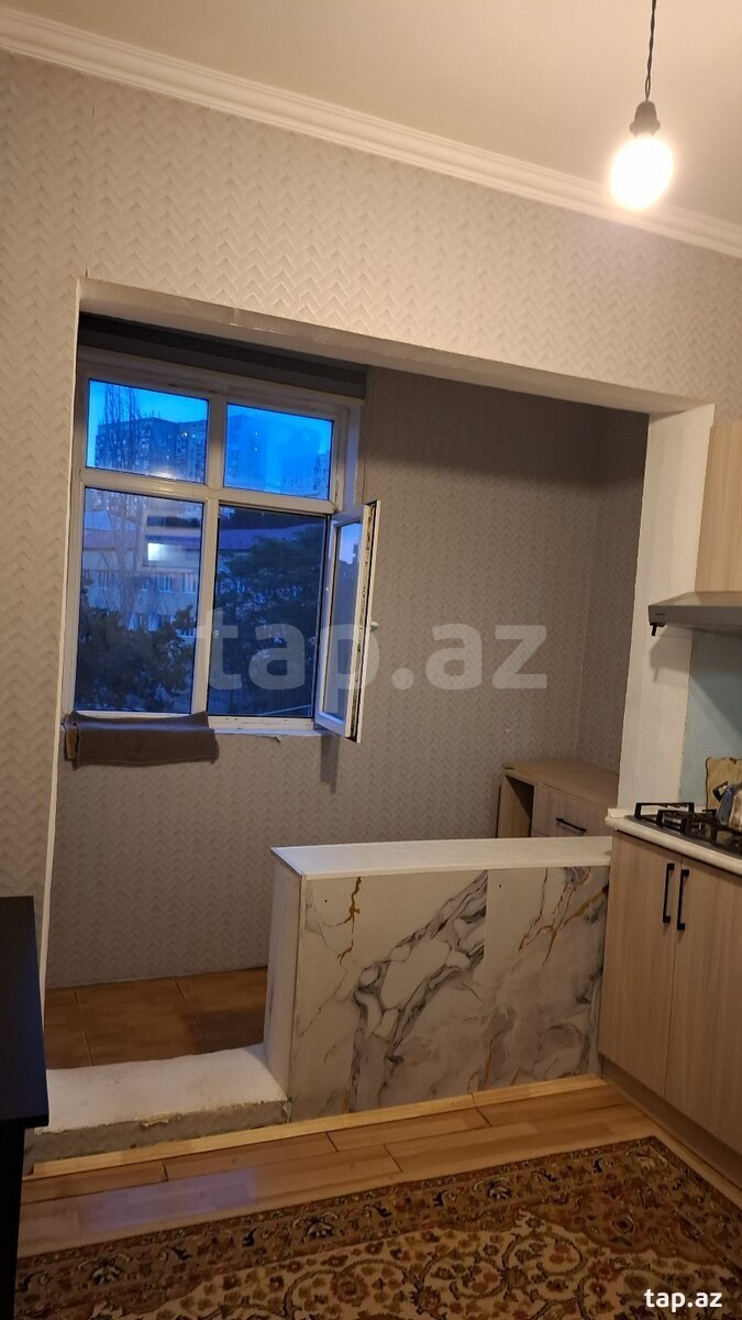 2-otaqlı mənzil kirayə verilir, Gəncə pr., 60 m² (5)