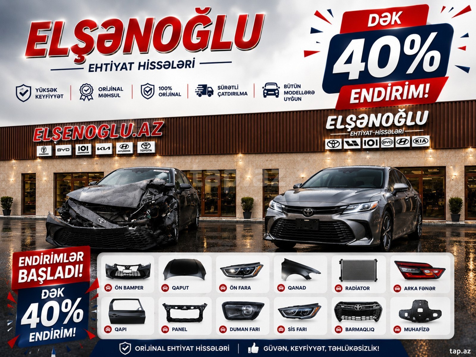 Toyota Camry ehtiyat hissələri