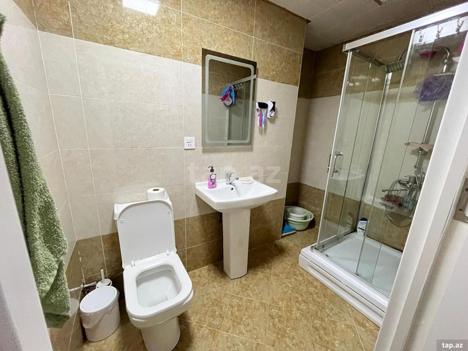3-otaqlı yeni tikili kirayə verilir, Gəncə pr., 129 m² (4)