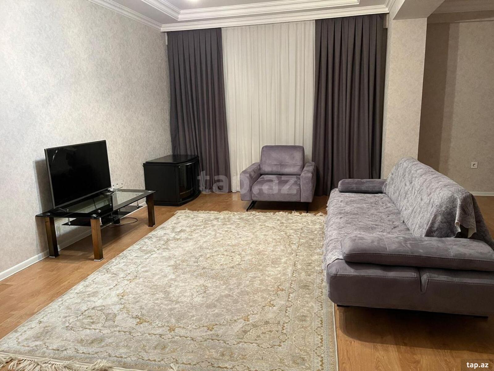 3-otaqlı yeni tikili kirayə verilir, Gəncə pr., 129 m² (11)