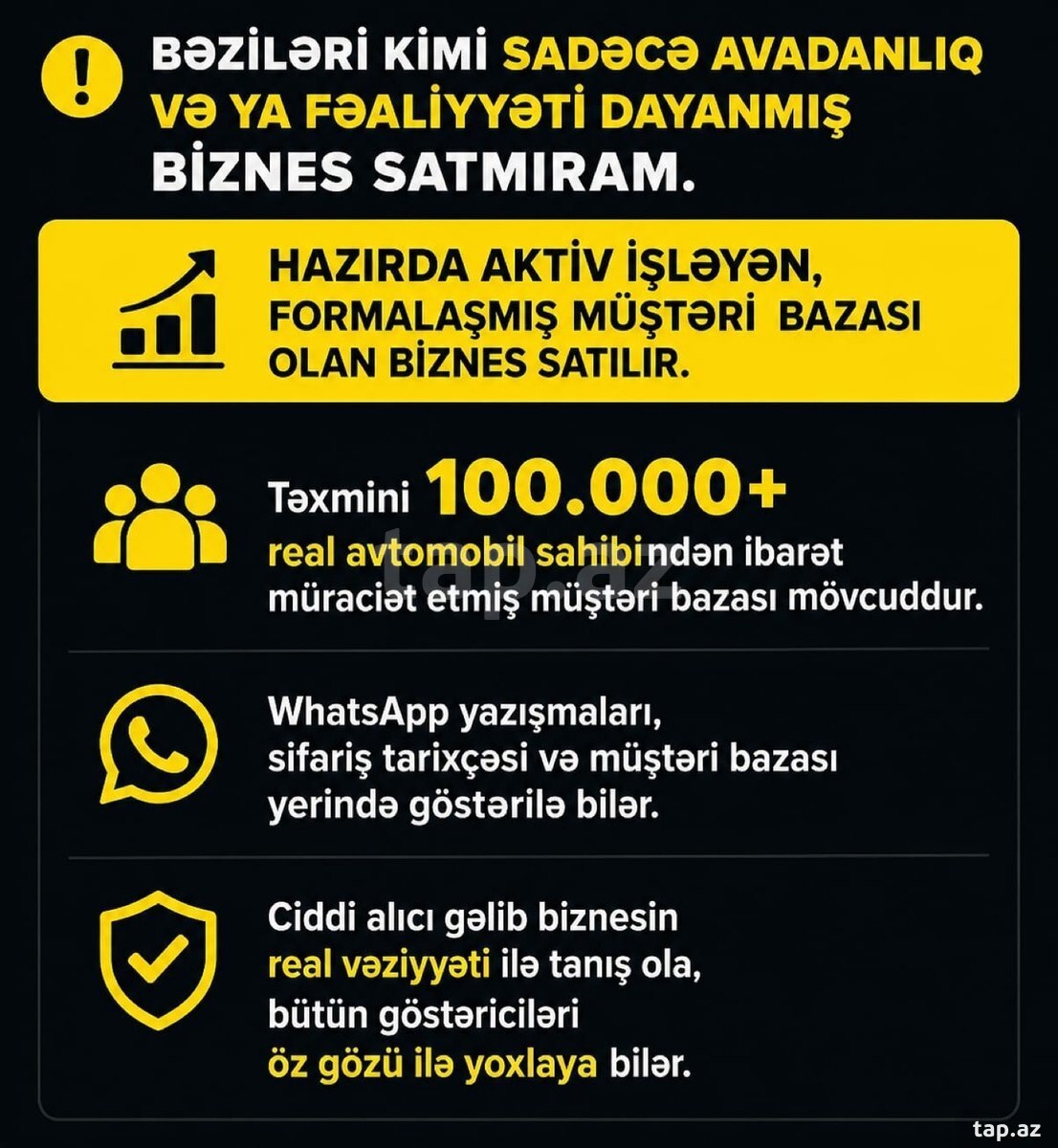 Hazır biznes (Avtoservis)