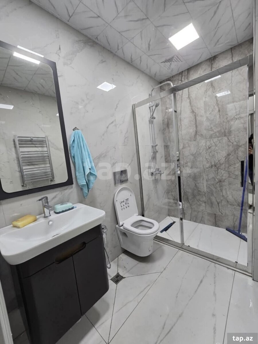 2-otaqlı yeni tikili kirayə verilir, Nəsimi r., 85 m² (15)