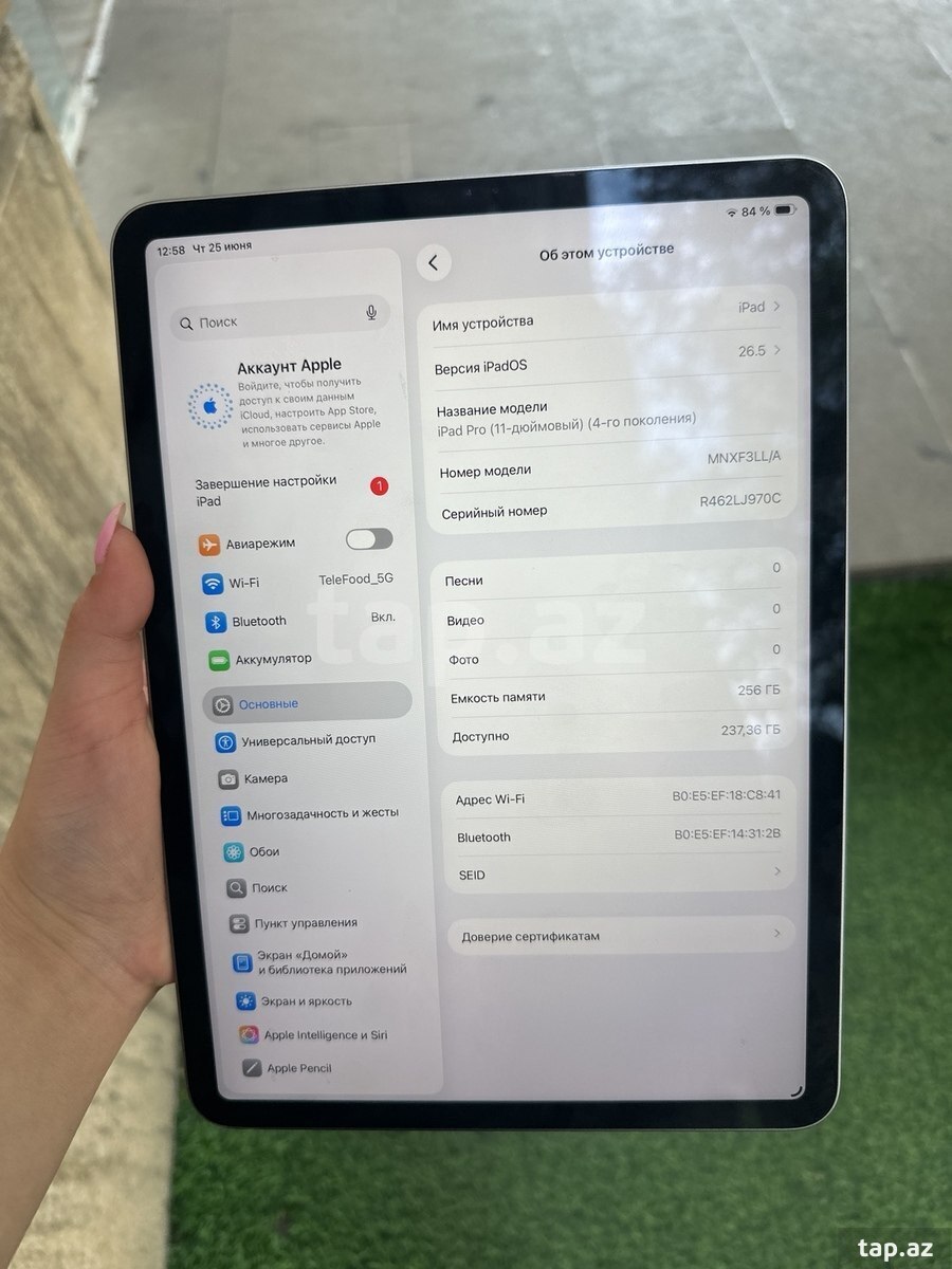 Planşet Apple İpad Air pro 11 M2 