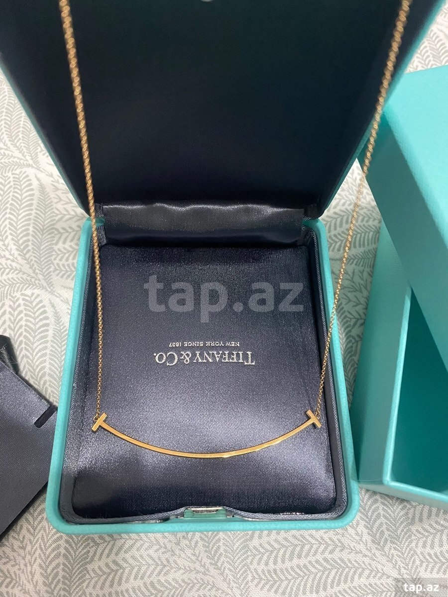 Qızıl boyunbağı Tiffany T Smile (2)