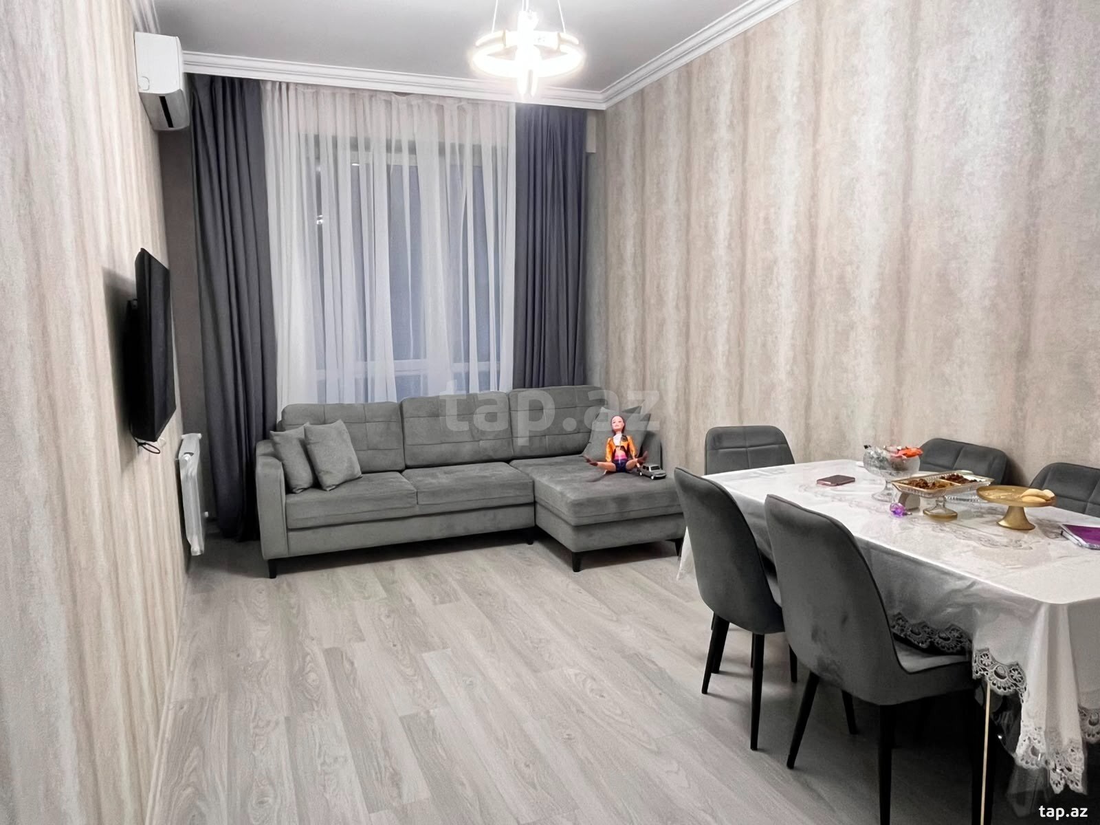 2-otaqlı yeni tikili, Yasamal r., 50 m² (2)