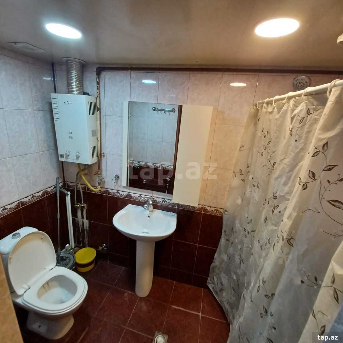 2-otaqlı mənzil kirayə verilir, İnşaatçılar m., 40 m² (6)