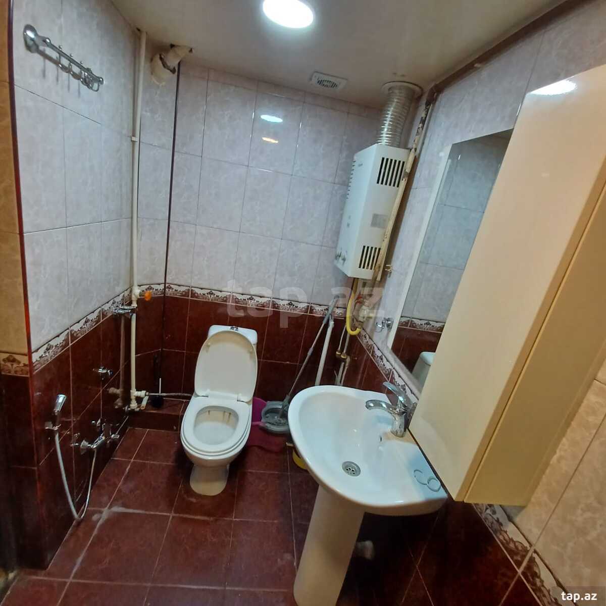 2-otaqlı mənzil kirayə verilir, İnşaatçılar m., 40 m² (8)