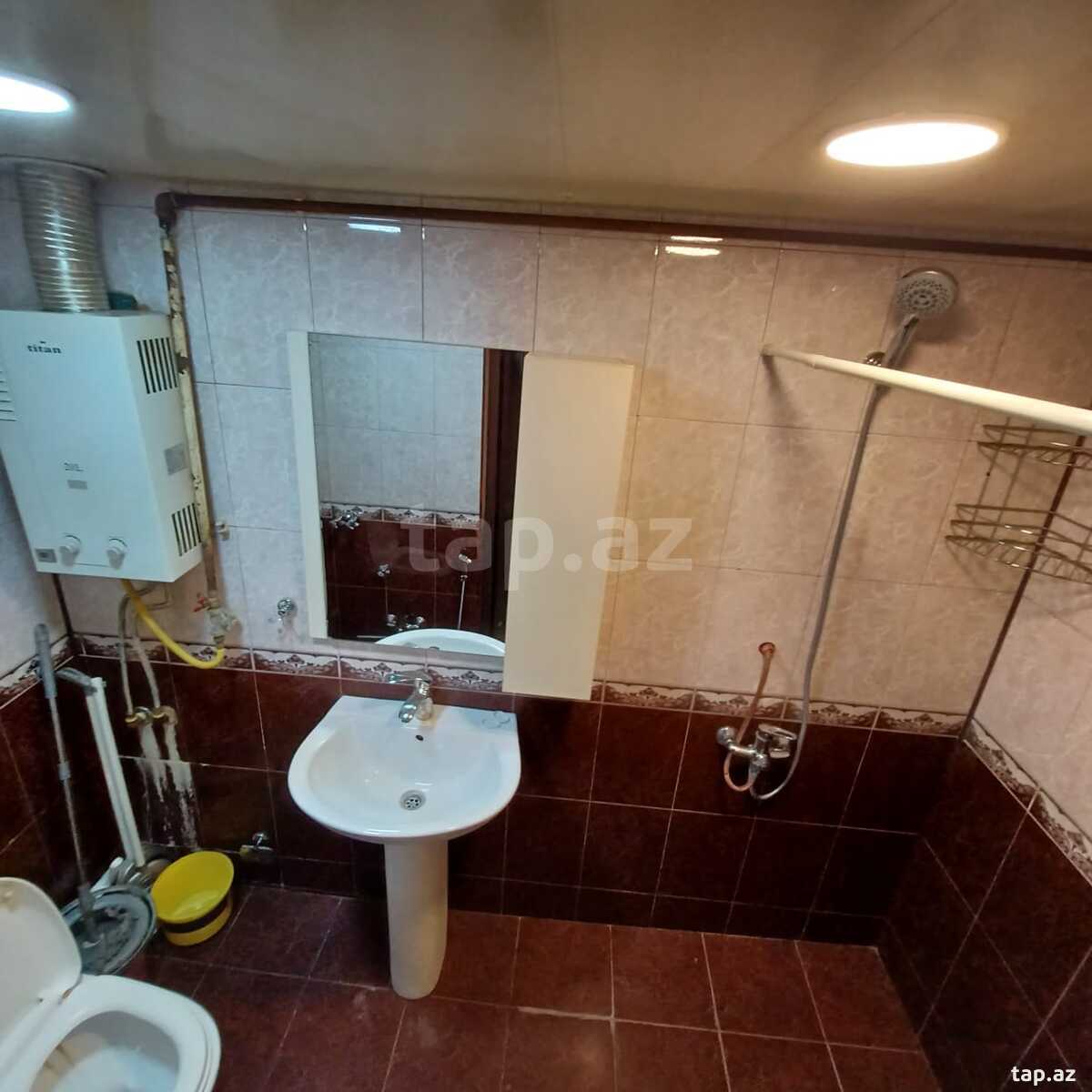 2-otaqlı mənzil kirayə verilir, İnşaatçılar m., 40 m² (7)