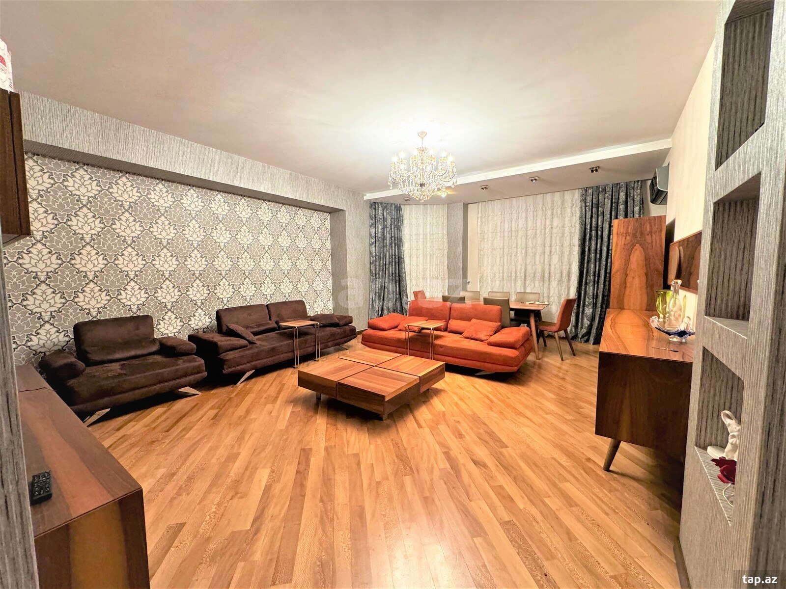 4-otaqlı yeni tikili kirayə verilir, Təbriz küç., 200 m²