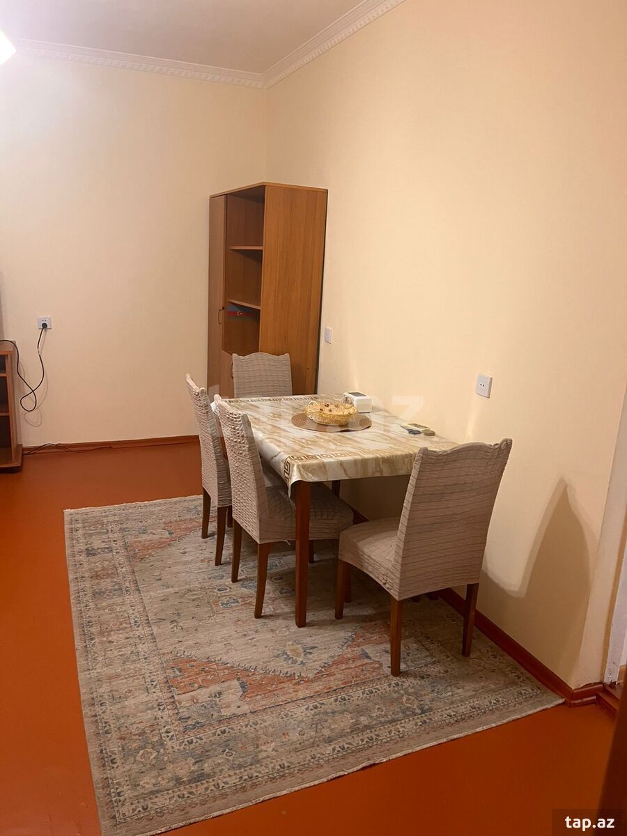 2-otaqlı mənzil kirayə verilir, N.Nərimanov m., 54 m² (6)