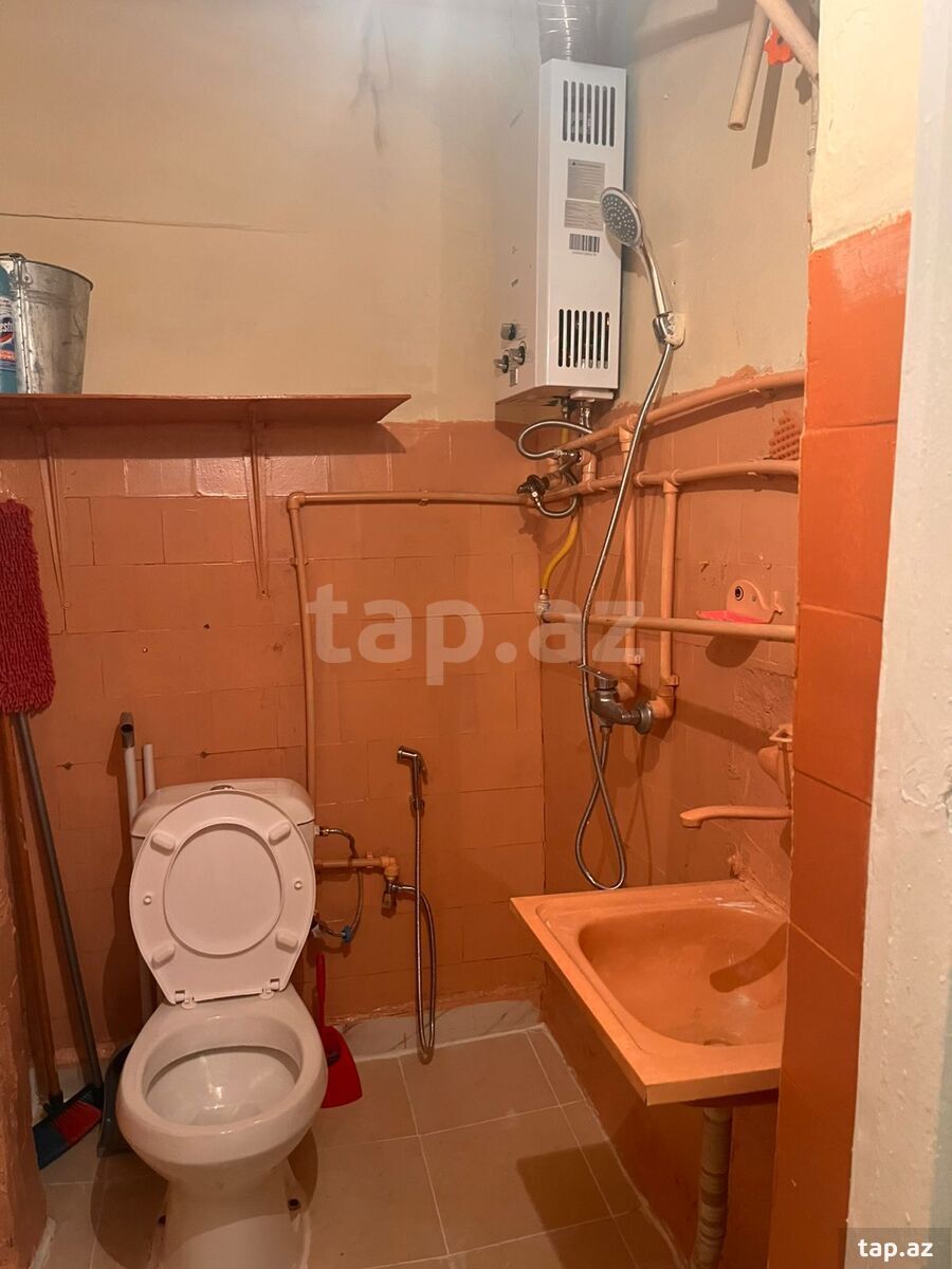 2-otaqlı mənzil kirayə verilir, N.Nərimanov m., 54 m² (15)