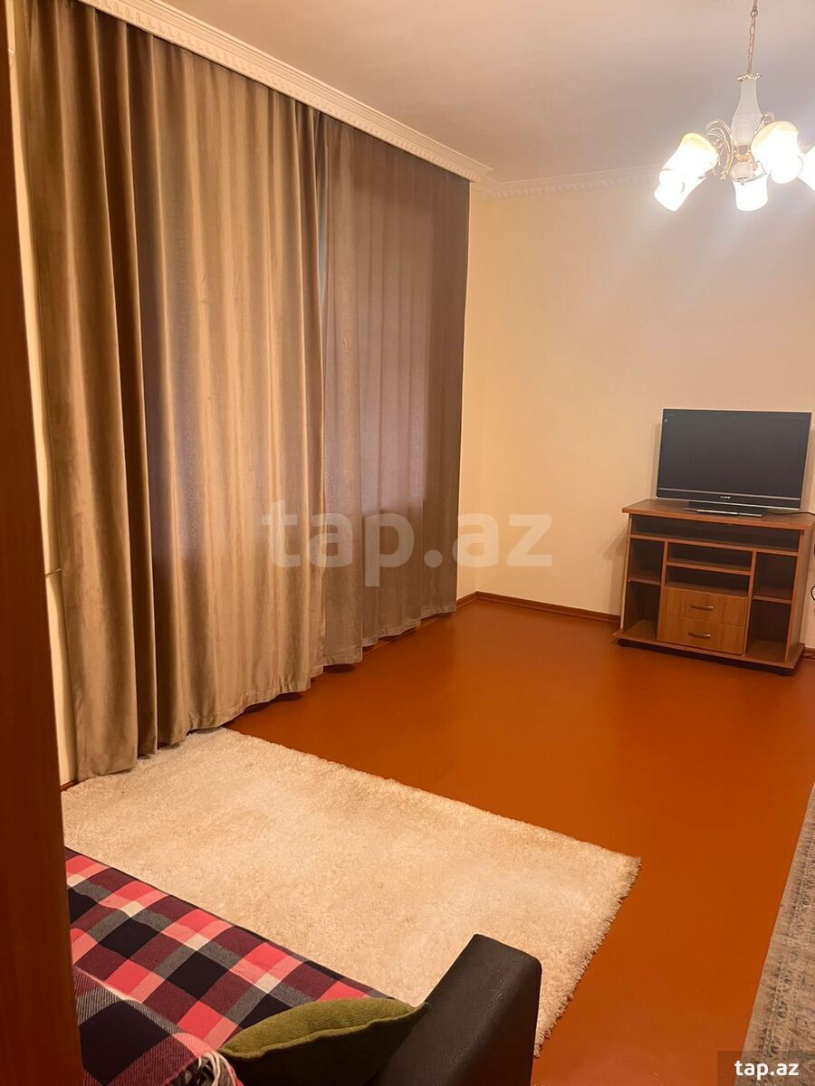 2-otaqlı mənzil kirayə verilir, N.Nərimanov m., 54 m² (4)
