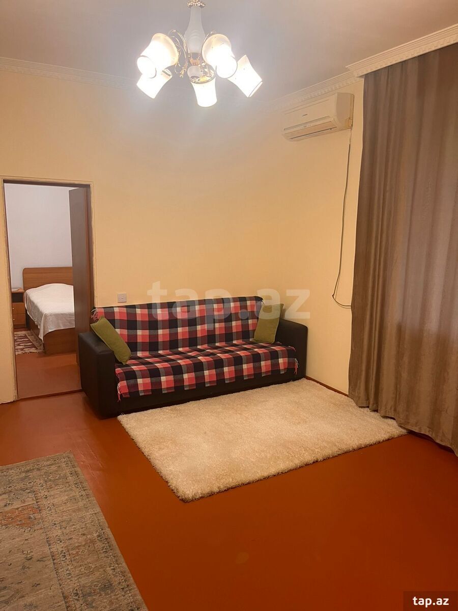 2-otaqlı mənzil kirayə verilir, N.Nərimanov m., 54 m² (2)