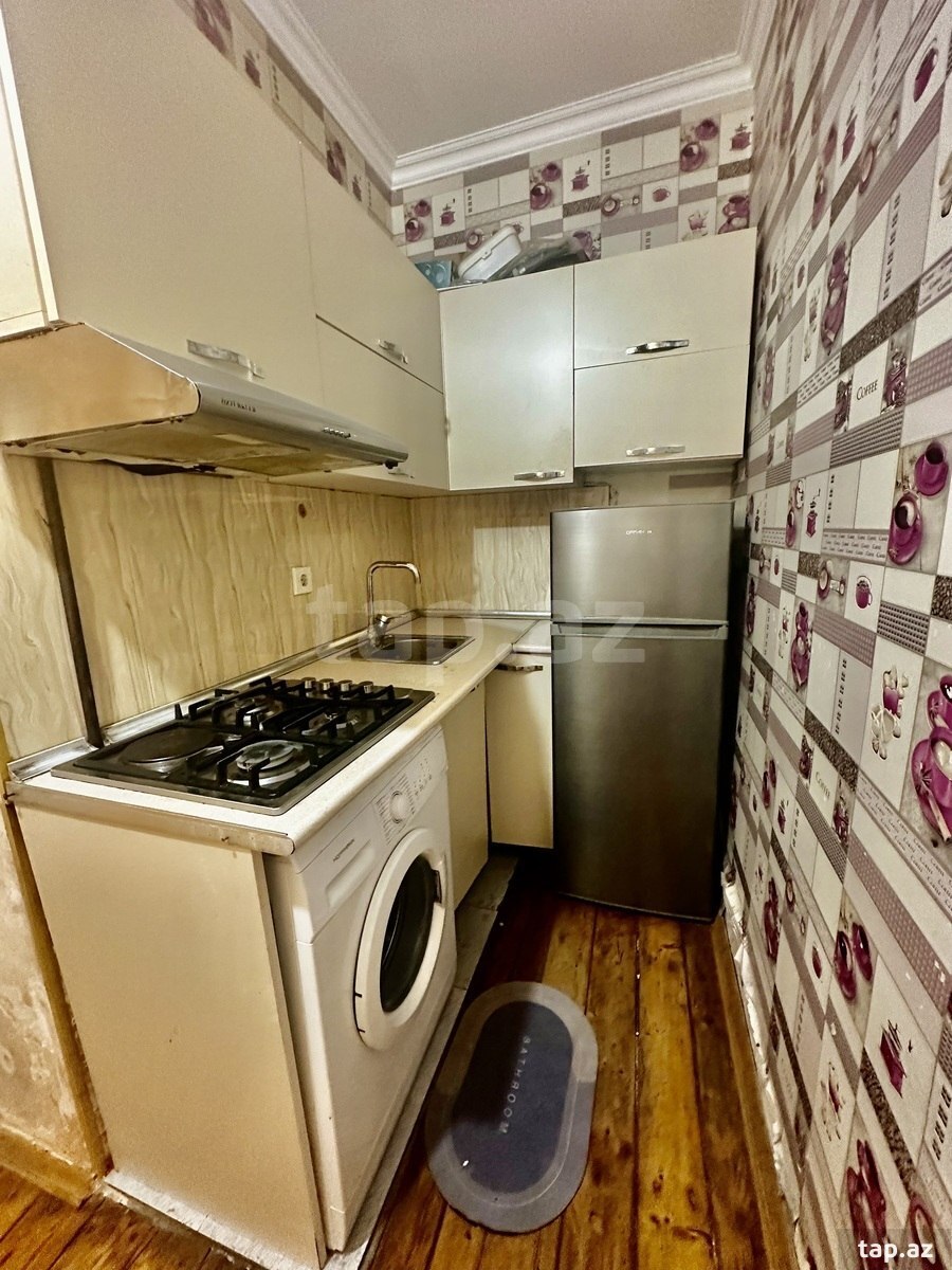 2-otaqlı mənzil kirayə verilir, Qara Qarayev m., 33 m² (4)