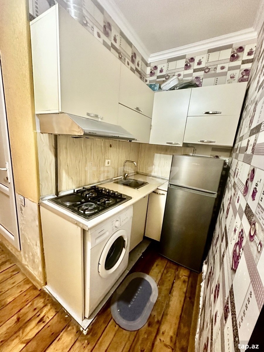 2-otaqlı mənzil kirayə verilir, Qara Qarayev m., 33 m² (6)