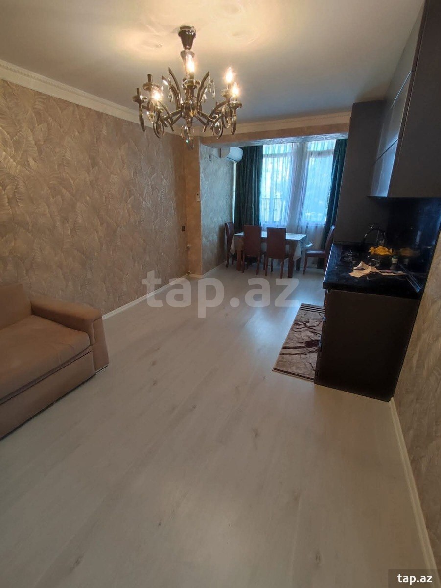 2-otaqlı mənzil kirayə verilir, Nazim Hikmət küç., 50 m²