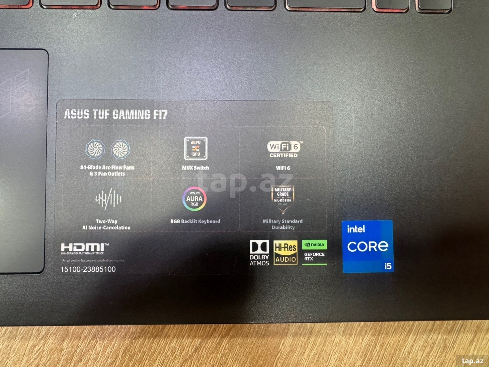 Noutbuk Asus TUF Gaming F17 (6)