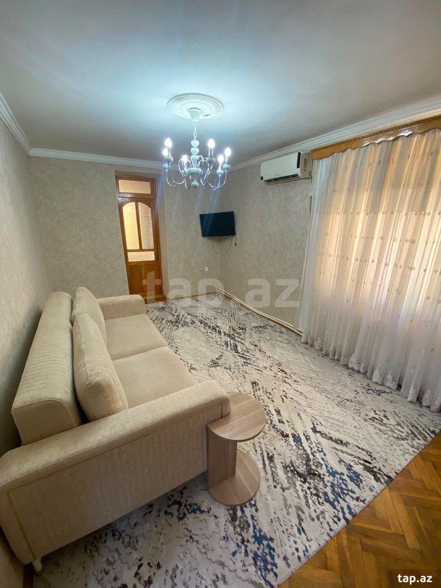 2-otaqlı mənzil kirayə verilir, Əliyar Əliyev küç., 50 m²