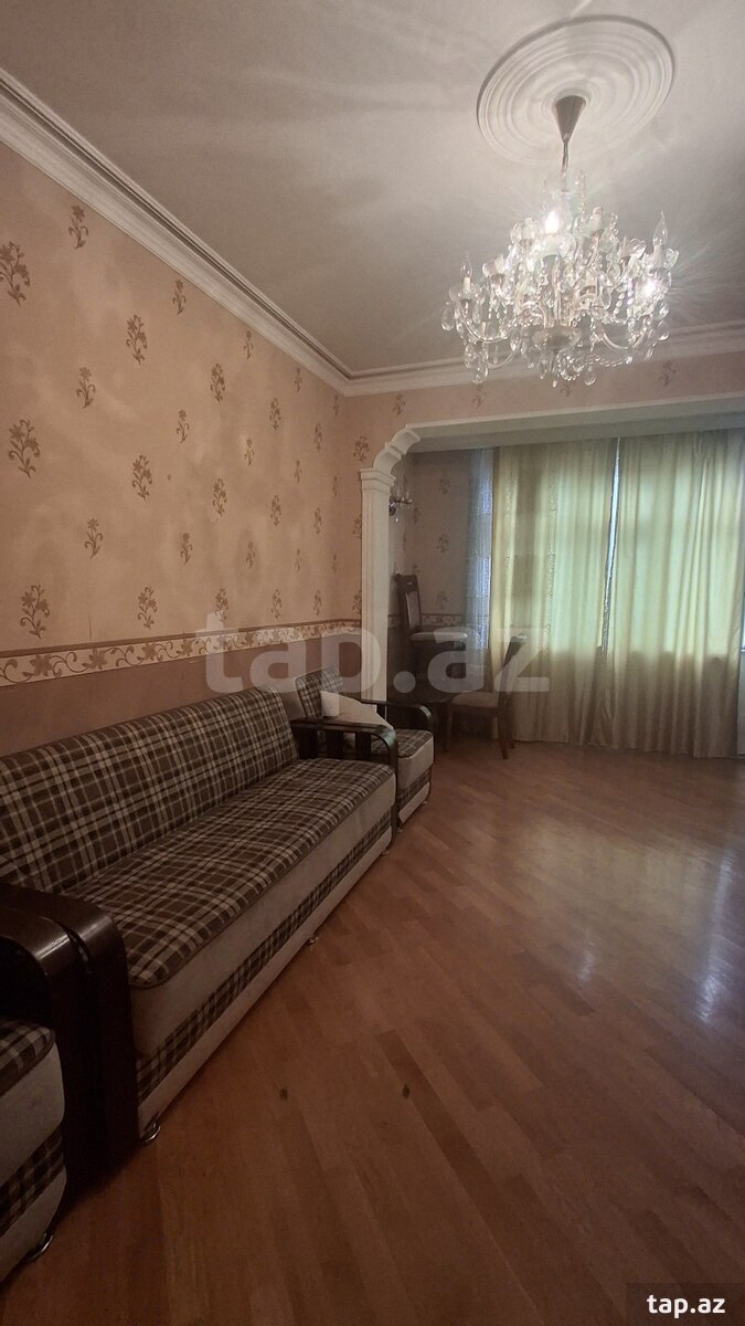 2-otaqlı mənzil kirayə verilir, Memar Əcəmi m., 50 m² (2)