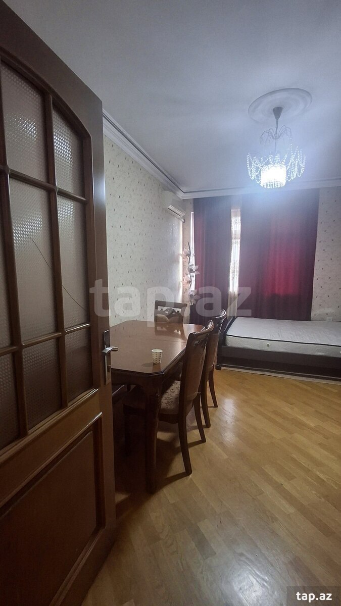2-otaqlı mənzil kirayə verilir, Memar Əcəmi m., 50 m² (4)
