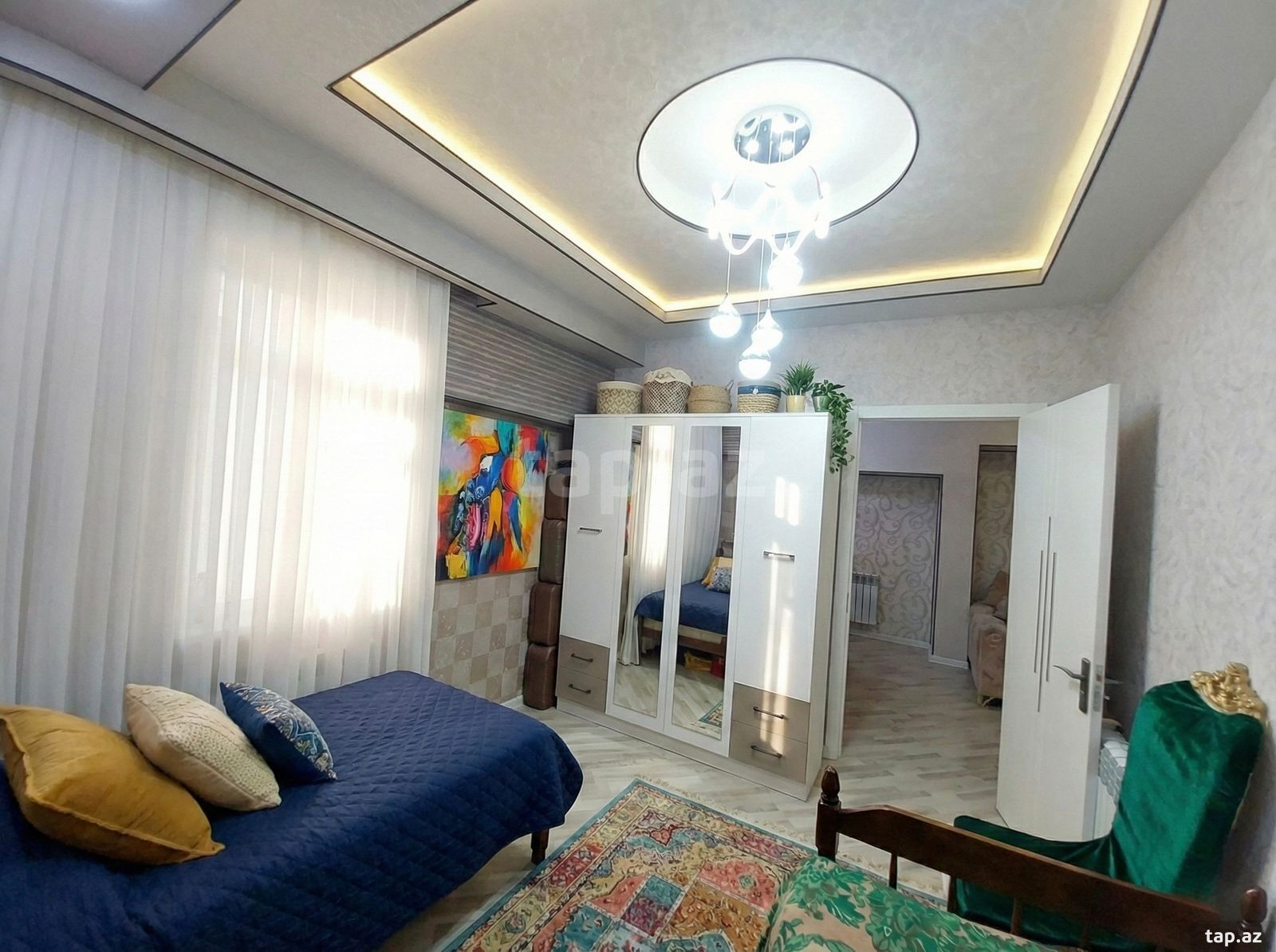 3-otaqlı yeni tikili kirayə verilir, Xırdalan ş., 75 m² (2)