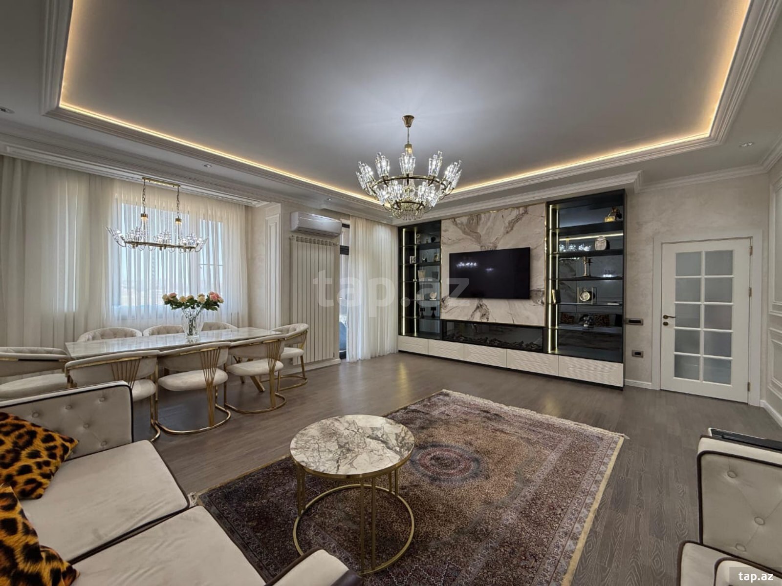 4-otaqlı yeni tikili, Yasamal r., 130 m²