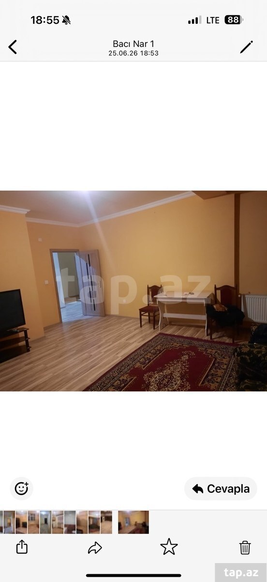 2-otaqlı mənzil kirayə verilir, Xırdalan ş., 100 m²