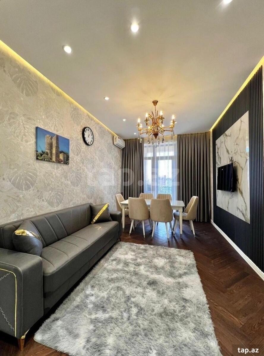 2-otaqlı yeni tikili, Ə.Əliyev kuç., 54.8 m²