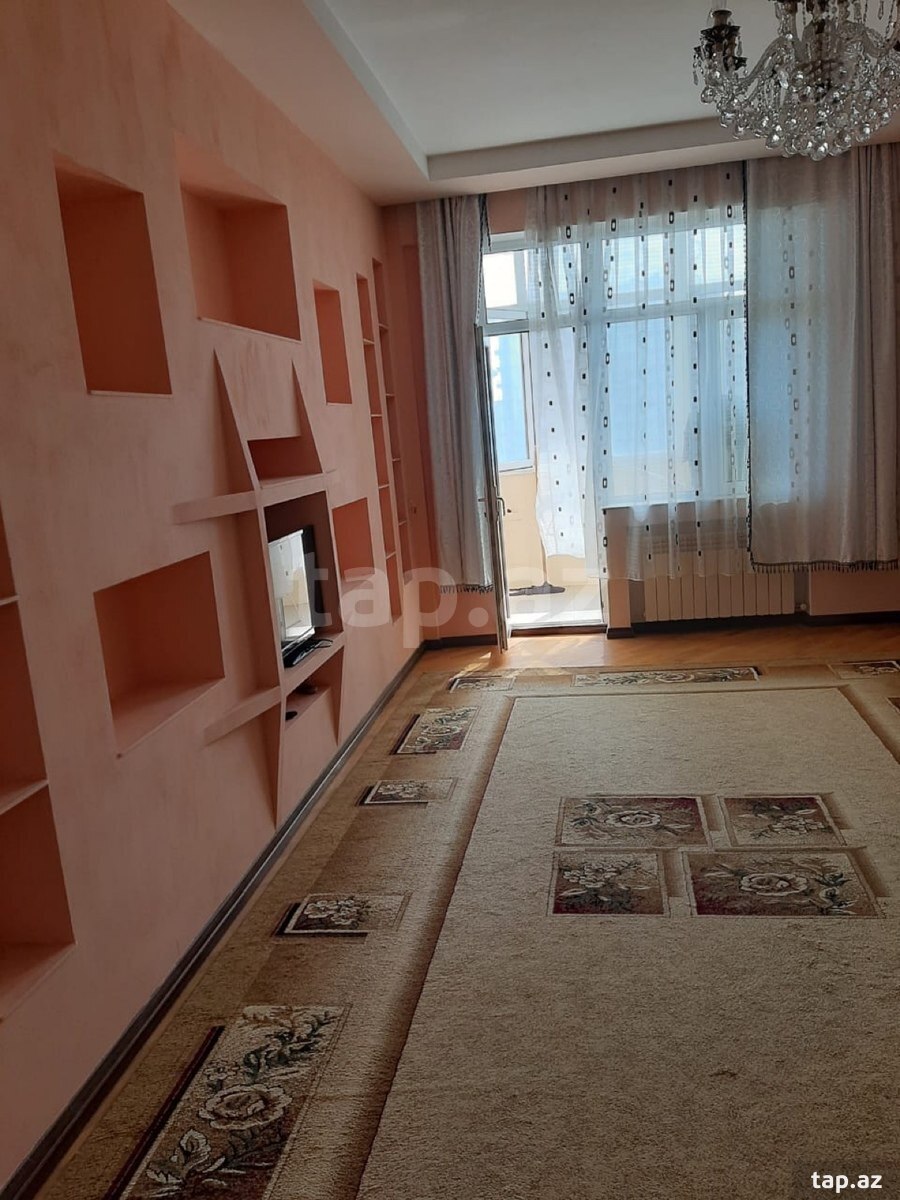 3-otaqlı yeni tikili kirayə verilir, M.Əcəmi m., 120 m² (4)