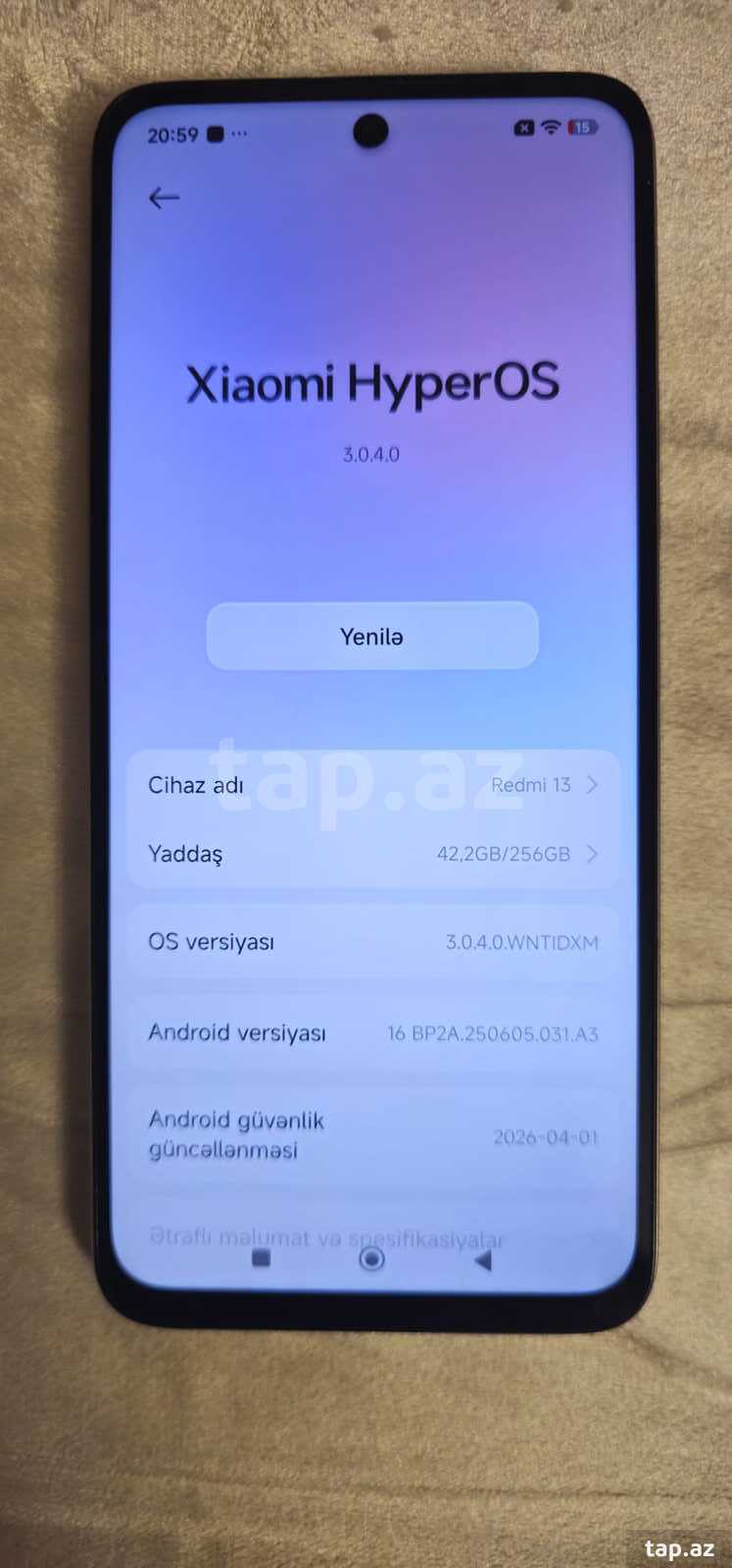 Xiaomi Redmi 13 Sandy Gold 256GB/8GB (3)