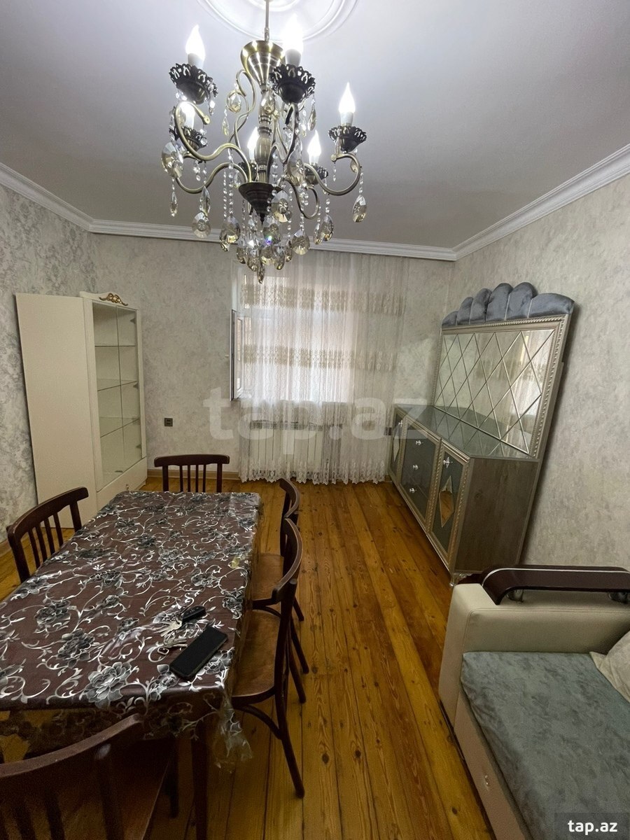 3-otaqlı mənzil kirayə verilir, Gənclik m., 60 m² (2)