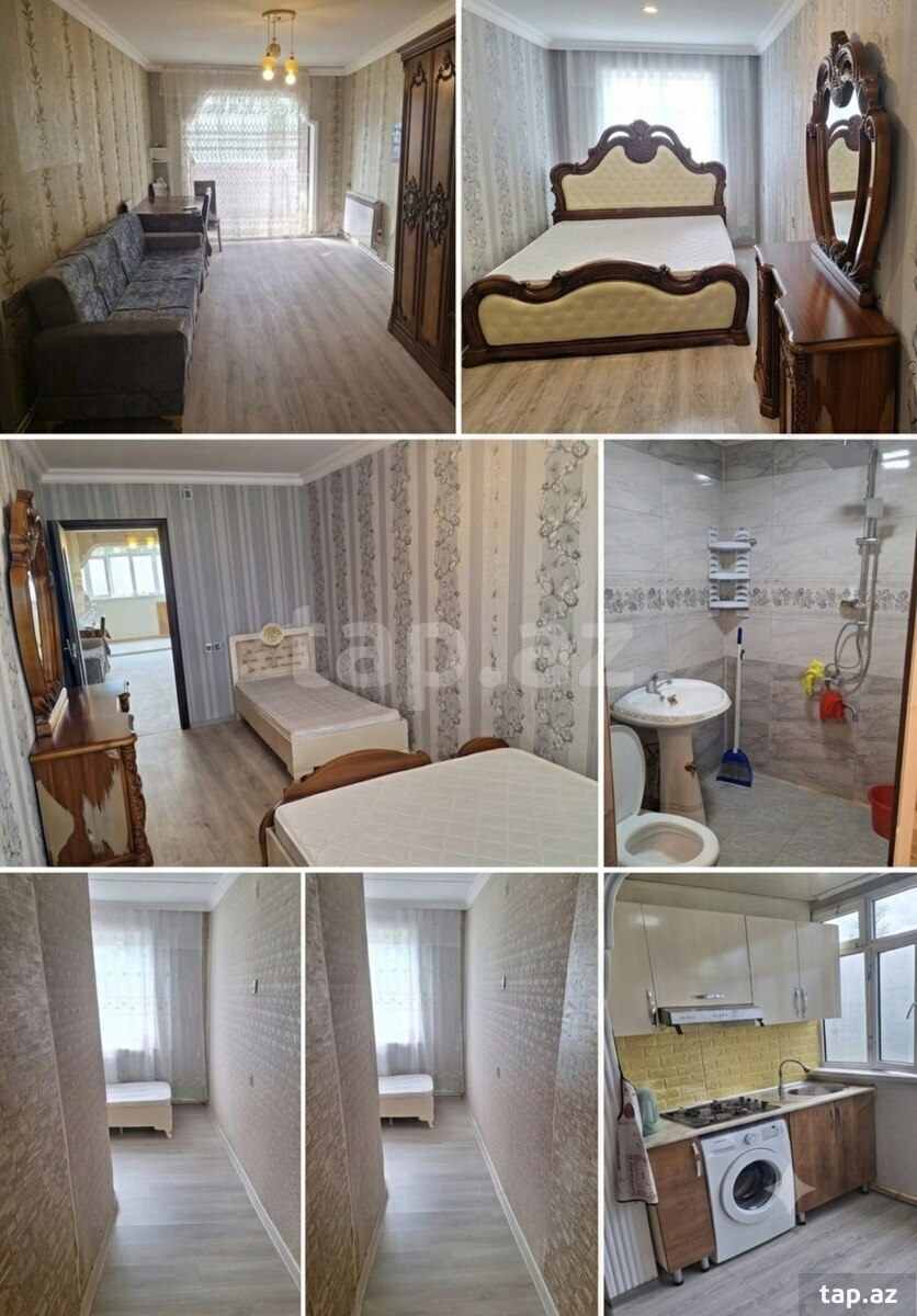 3-otaqlı mənzil kirayə verilir, Gəncə ş., 50 m² (4)