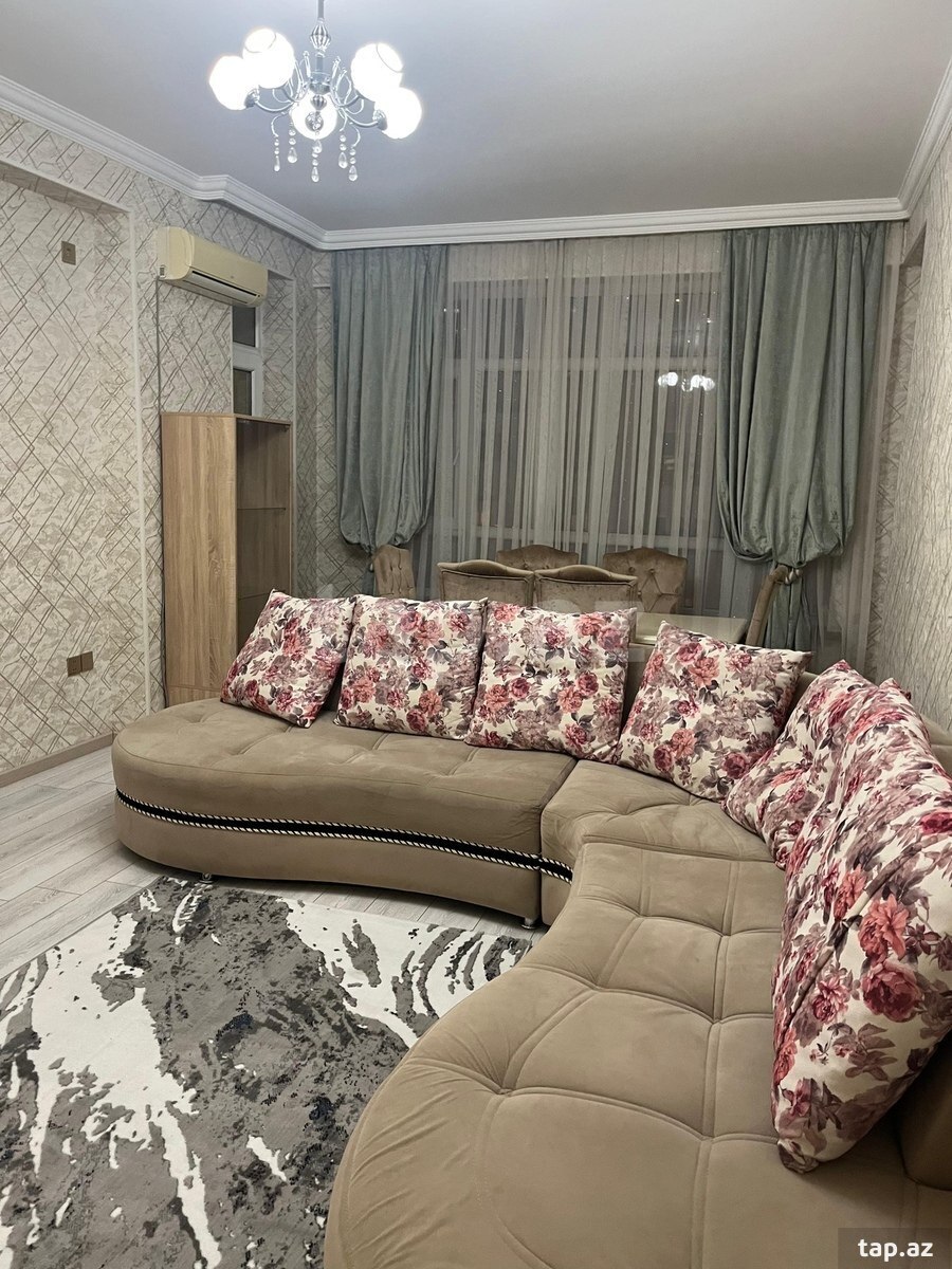 2-otaqlı yeni tikili kirayə verilir, Sabit Orucov küç., 85 m² (2)