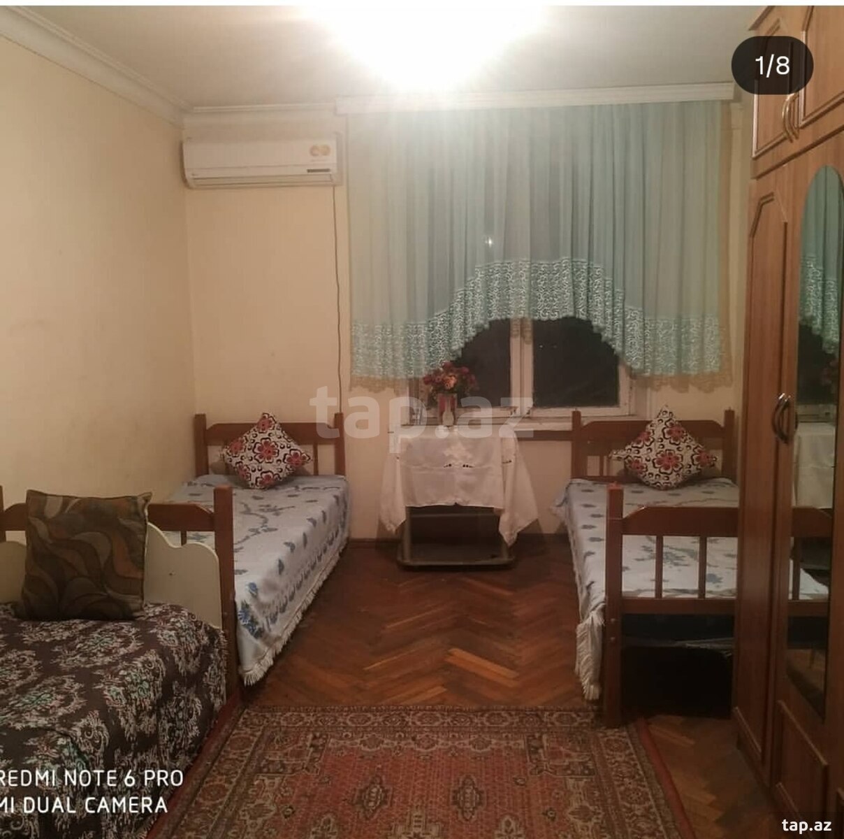 1-otaqlı mənzil kirayə verilir, Elmlər Akademiyası m., 40 m²