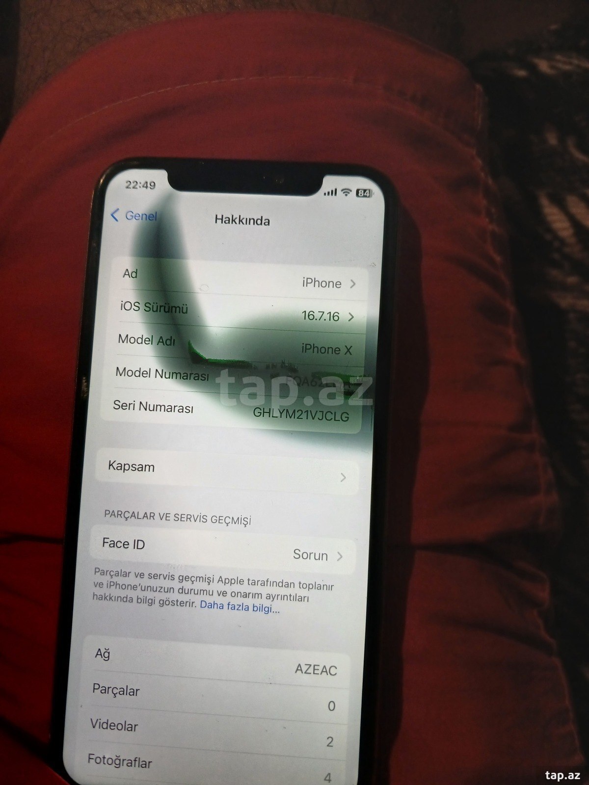 Apple iPhone X Silver 64GB/3GB