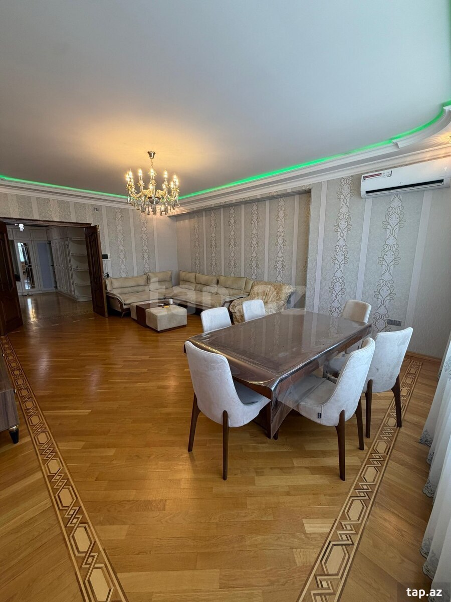 4-otaqlı yeni tikili kirayə verilir, Elmlər Akademiyası m., 160 m² (3)
