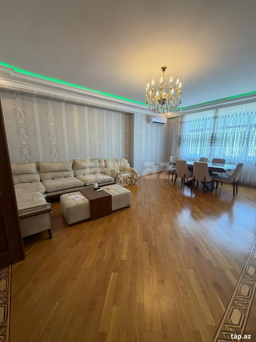 4-otaqlı yeni tikili kirayə verilir, Elmlər Akademiyası m., 160 m² (2)